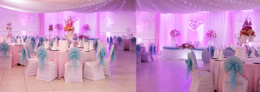 Blau Rosa Hochzeit Frankfurt